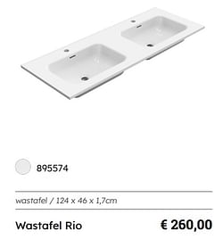 Wastafel rio