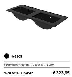 Wastafel timber