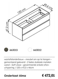 Onderkast alma-Huismerk - Multi Bazar