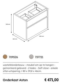 Onderkast aston-Huismerk - Multi Bazar