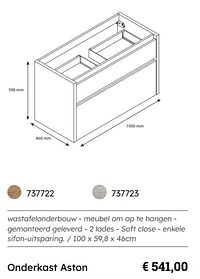 Onderkast aston-Huismerk - Multi Bazar