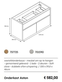 Onderkast aston-Huismerk - Multi Bazar