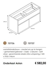 Onderkast aston-Huismerk - Multi Bazar