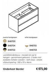 Onderkast border-Huismerk - Multi Bazar