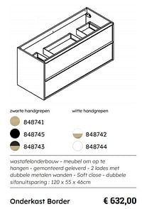 Onderkast border-Huismerk - Multi Bazar