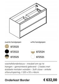 Onderkast border-Huismerk - Multi Bazar