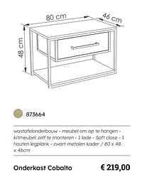 Onderkast cobalto-Huismerk - Multi Bazar