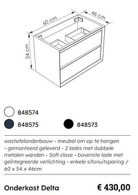 Onderkast delta-Huismerk - Multi Bazar