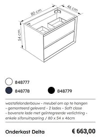 Onderkast delta-Huismerk - Multi Bazar