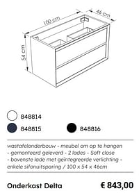 Onderkast delta-Huismerk - Multi Bazar