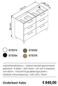 Onderkast kobo-Huismerk - Multi Bazar