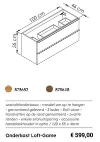 Onderkast loft-game-Huismerk - Multi Bazar