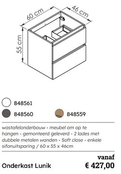 Onderkast lunik