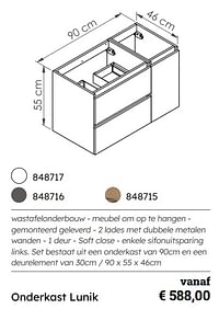 Onderkast lunik-Huismerk - Multi Bazar