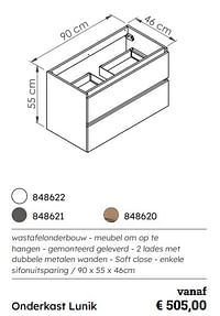 Onderkast lunik-Huismerk - Multi Bazar