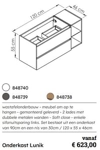 Onderkast lunik-Huismerk - Multi Bazar