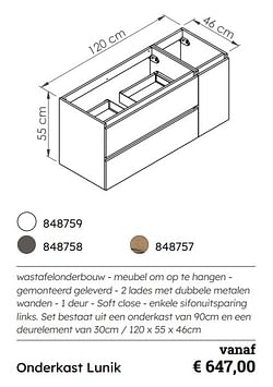 Onderkast lunik