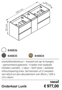 Onderkast lunik-Huismerk - Multi Bazar