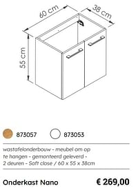 Onderkast nano-Huismerk - Multi Bazar