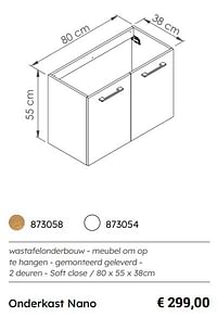 Onderkast nano-Huismerk - Multi Bazar