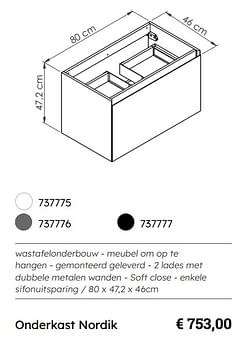 Onderkast nordik