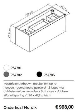 Onderkast nordik