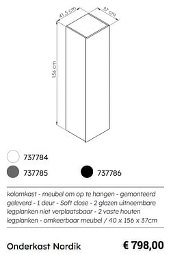 Onderkast nordik