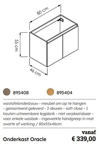 Onderkast oracle-Huismerk - Multi Bazar