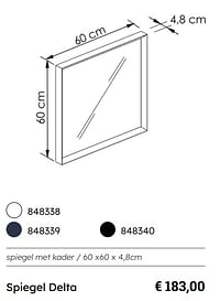 Spiegel delta-Huismerk - Multi Bazar