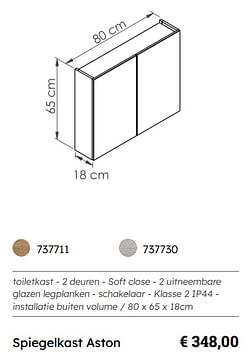 Spiegelkast aston