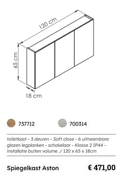 Spiegelkast aston