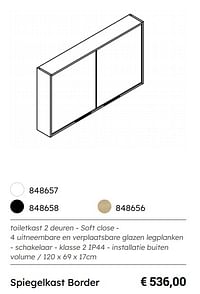 Spiegelkast border-Huismerk - Multi Bazar