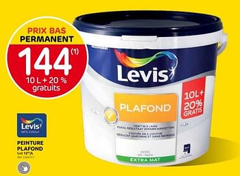 Promotions Peinture plafond - Levis - Valide de 04/09/2024 à 23/09/2024 chez Brico