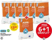 Promotions Sel pour adoucisseur d’eau - Axal - Valide de 04/09/2024 à 23/09/2024 chez Brico