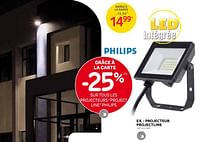 Promotions Projecteur projectline - Philips - Valide de 04/09/2024 à 23/09/2024 chez Brico