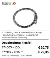 Doucheslang flexibi-Allibert