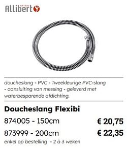 Doucheslang flexibi