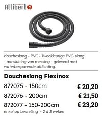 Doucheslang flexinox-Allibert