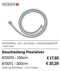 Doucheslang flexisilver-Allibert