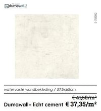 Dumawall+ licht cement-Dumawall