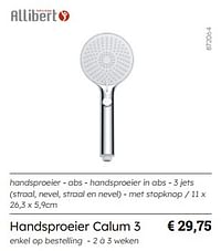 Handsproeier calum 3-Allibert