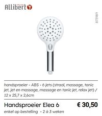 Handsproeier elea 6-Allibert