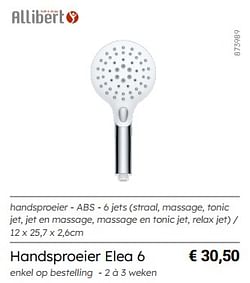 Handsproeier elea 6