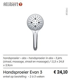 Handsproeier evan 3