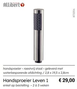 Handsproeier leven 1