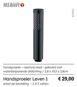 Handsproeier leven 1