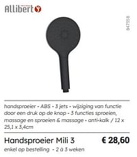 Handsproeier mili 3-Allibert