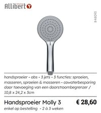 Handsproeier molly 3-Allibert