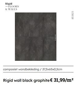 Rigid wall black graphite