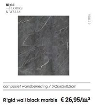 Rigid wall black marble-Rigid Floors & Walls